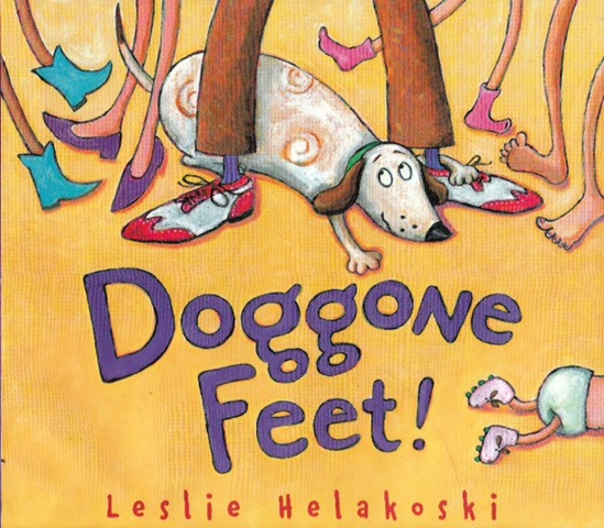 Leslie-Helakoski-Doggone-Feet-book-cover